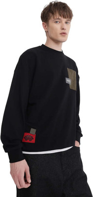 Rare Rabbit Full Sleeve Applique Men Sweatshirt
