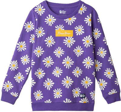 The Souled Store Full Sleeve Printed Girls Sweatshirt