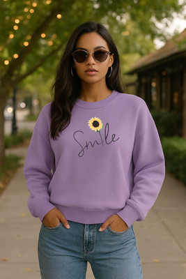 Mundali Full Sleeve Graphic Print Women Sweatshirt