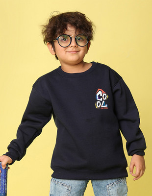 Nusyl Full Sleeve Printed Boys & Girls Sweatshirt