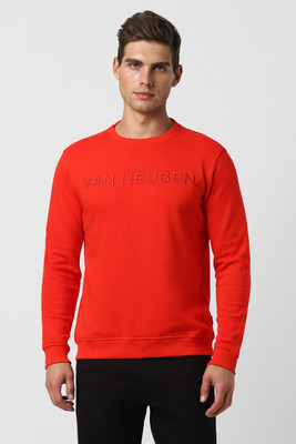 VAN HEUSEN Full Sleeve Solid Men Sweatshirt