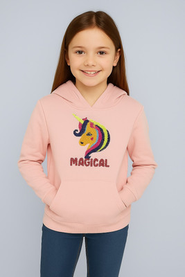 Plum Tree Full Sleeve Solid Girls Sweatshirt