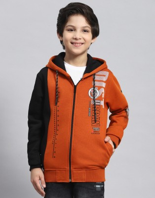 MONTE CARLO Full Sleeve Printed Boys Sweatshirt