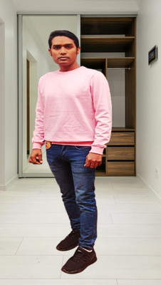 Azonlike Full Sleeve Solid Men Sweatshirt