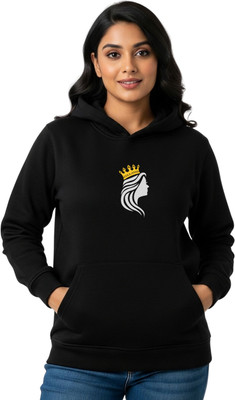 BRATMA Full Sleeve Graphic Print Women Sweatshirt