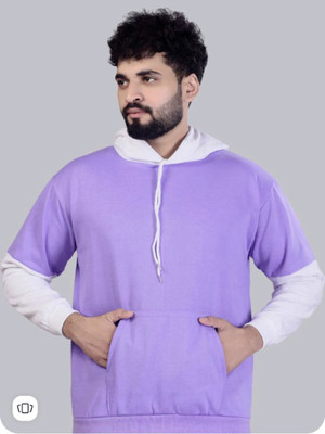 NYRAPARIS Full Sleeve Color Block, Solid Men Sweatshirt