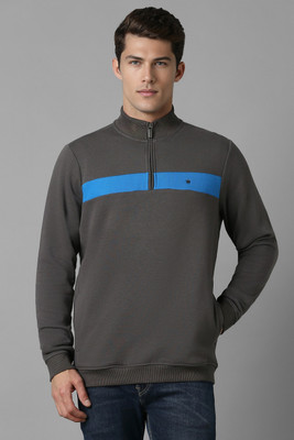 LOUIS PHILIPPE Full Sleeve Solid Men Sweatshirt