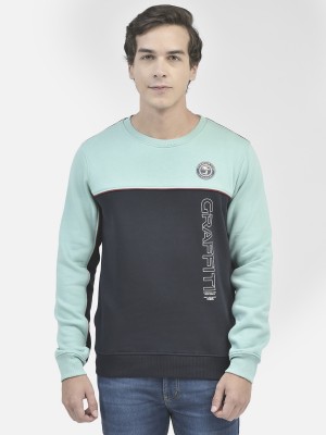 CRIMSOUNE CLUB Full Sleeve Color Block Men Sweatshirt