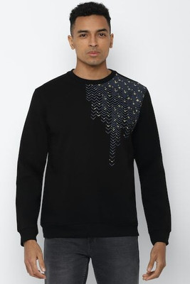 Allen Solly Full Sleeve Solid Men Sweatshirt