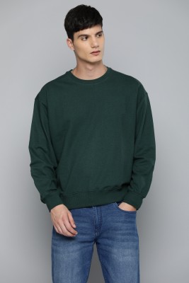 CRAFTING CLUB Full Sleeve Solid Men Sweatshirt