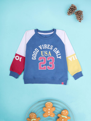 KiddoPanti Full Sleeve Graphic Print Girls Sweatshirt