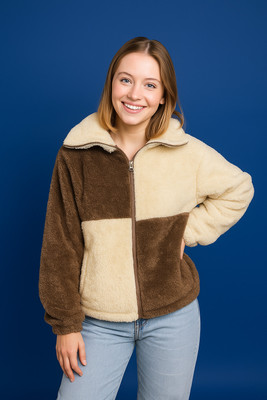 THE DRY STATE Full Sleeve Color Block Women Sweatshirt