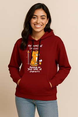 Wellvery Full Sleeve Graphic Print, Printed Women Sweatshirt