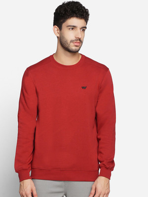 Wildcraft Full Sleeve Solid Men Sweatshirt