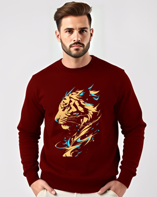 AUSK Full Sleeve Printed Men Sweatshirt