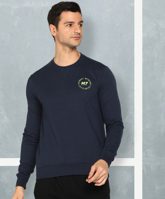 M7 By Metronaut Full Sleeve Solid Men Sweatshirt
