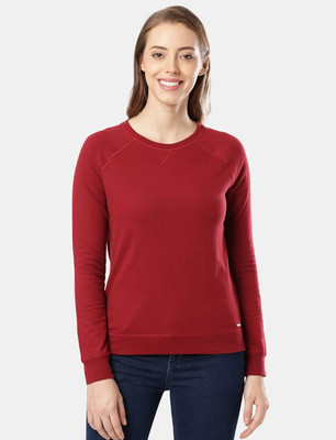 JOCKEY Full Sleeve Solid Women Sweatshirt