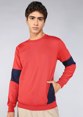 METRONAUT Full Sleeve Color Block Men Sweatshirt