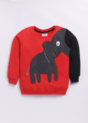 LIL KNOTS Full Sleeve Printed Boys & Girls Sweatshirt