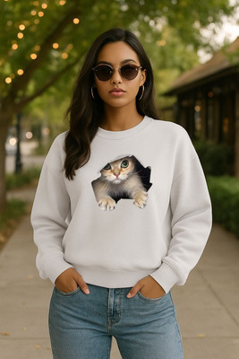 Mundali Full Sleeve Printed Women Sweatshirt