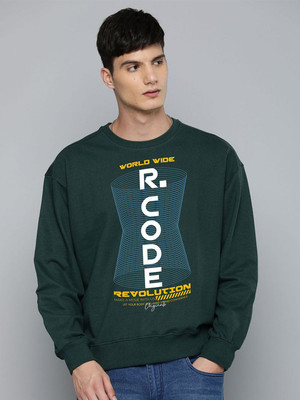 R.Code by The Roadster Life Co. Full Sleeve Printed Men Sweatshirt