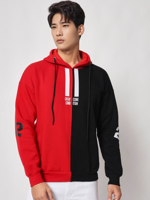 TAZO Full Sleeve Color Block Men Sweatshirt