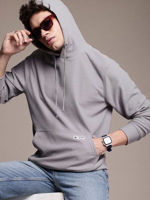 WROGN Full Sleeve Self Design Men Sweatshirt
