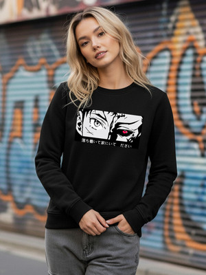 Benny Brooks Full Sleeve Graphic Print Women Sweatshirt