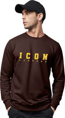 JUST ROAR Full Sleeve Printed Men Sweatshirt