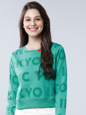 Tokyo Talkies Full Sleeve Solid Women Sweatshirt