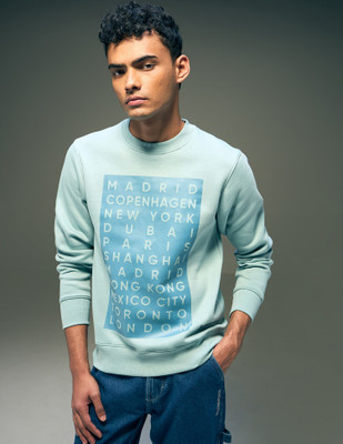 FLYING MACHINE Full Sleeve Printed Men Sweatshirt