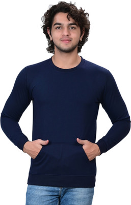 RENU FASHIONS Full Sleeve Solid Men Sweatshirt