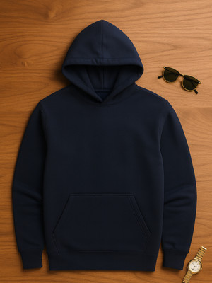 YONGE Full Sleeve Solid Men Sweatshirt