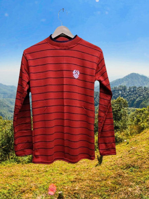 TIKI TEES FAB Full Sleeve Striped Men Sweatshirt