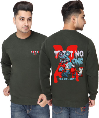 FASHIONLINE BY AZF Full Sleeve Graphic Print Men Sweatshirt
