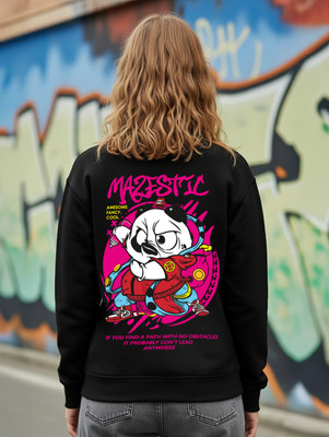 Manlino Full Sleeve Printed Women Sweatshirt