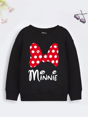 DISNEY BY MISS & CHIEF Full Sleeve Graphic Print Girls Sweatshirt