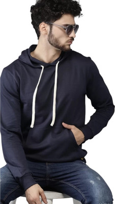 Smrink Full Sleeve Solid Men Sweatshirt