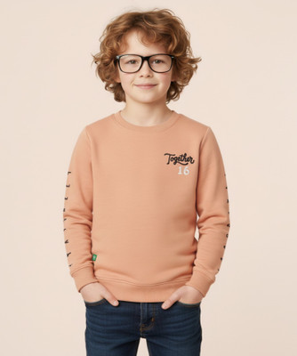 Color Hunt Full Sleeve Printed Boys Sweatshirt