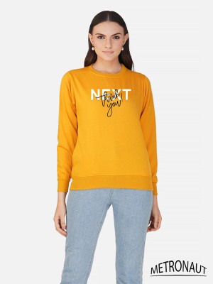METRONAUT Full Sleeve Graphic Print Women Sweatshirt