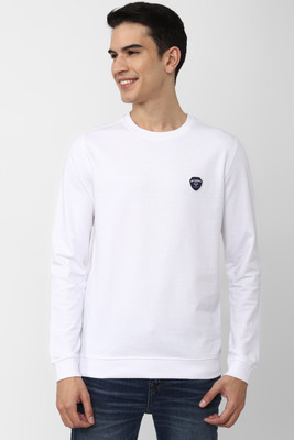 PETER ENGLAND Full Sleeve Solid Men Sweatshirt