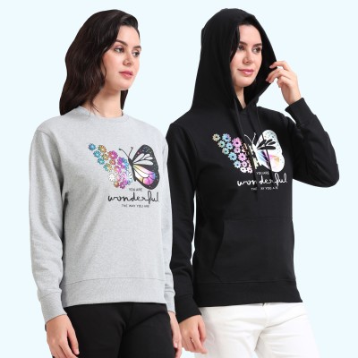 The Spooky Bee Full Sleeve Printed Women Sweatshirt