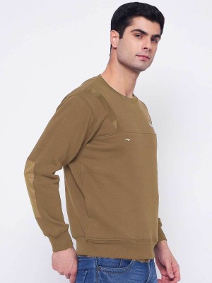 SKIDLERS Full Sleeve Solid Men Sweatshirt