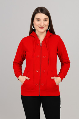 Blushh Collection Full Sleeve Solid Women Sweatshirt