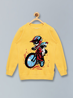 Kiddo Pnti Full Sleeve Printed Boys Sweatshirt