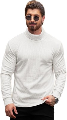 CREATIVE SPORTS Full Sleeve Solid Men Sweatshirt