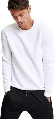 Stem Rope Full Sleeve Solid Men Sweatshirt