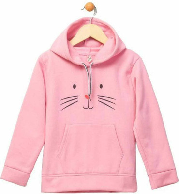MS QUEEN Full Sleeve Printed Girls Reversible Sweatshirt