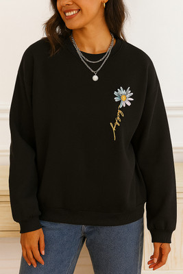 Nimoes Full Sleeve Printed Women Sweatshirt