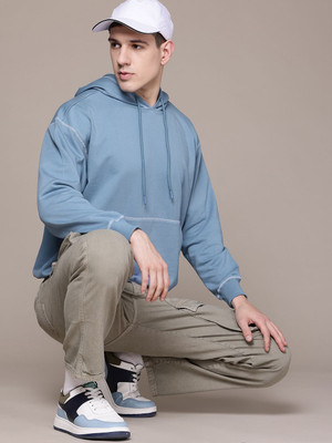 Roadster Full Sleeve Solid Men Sweatshirt